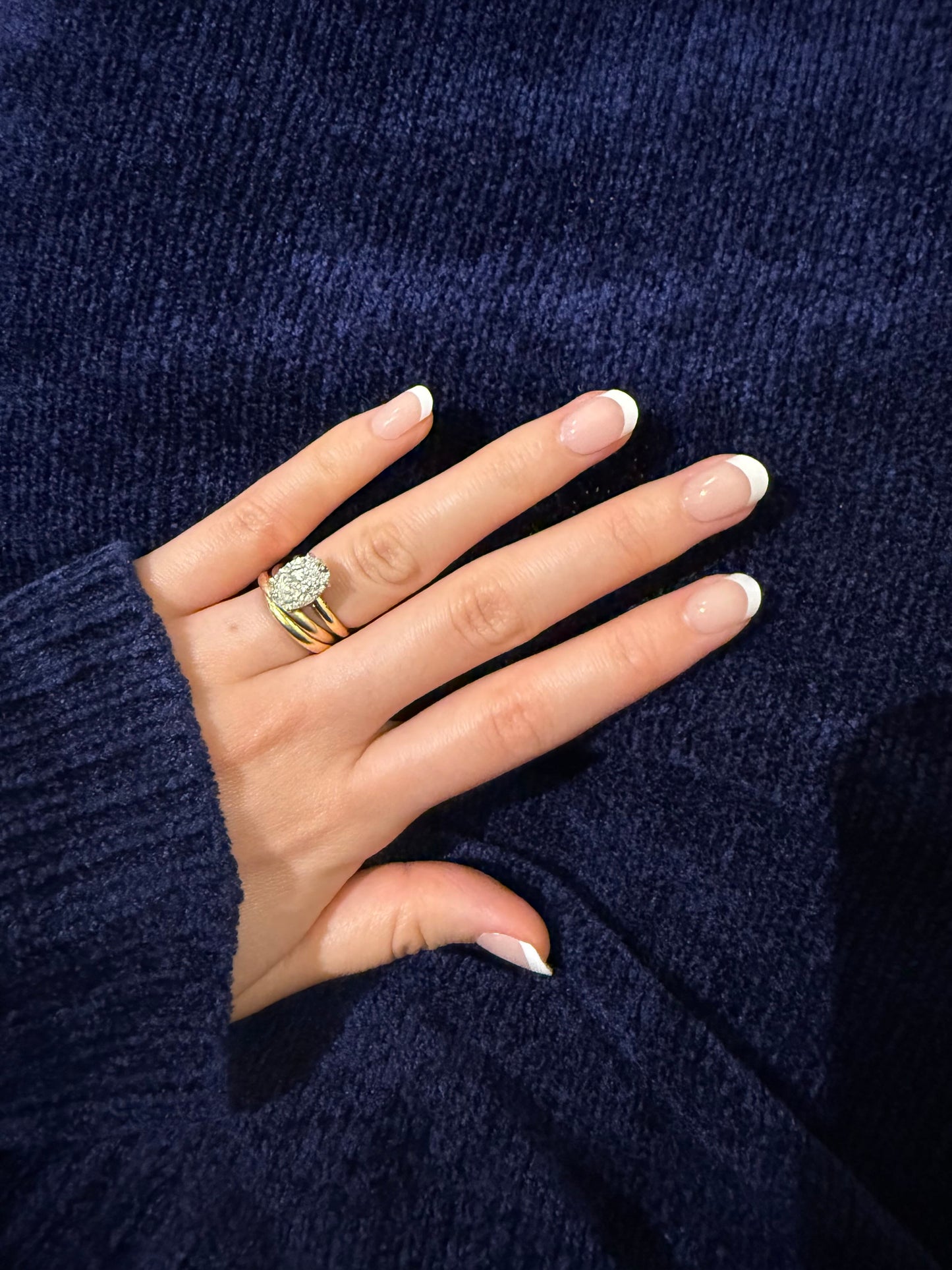 Semi Cured Gel - French Tip White