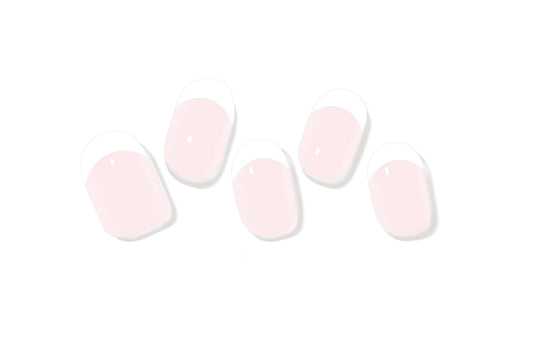 Semi Cured Gel - French Tip White